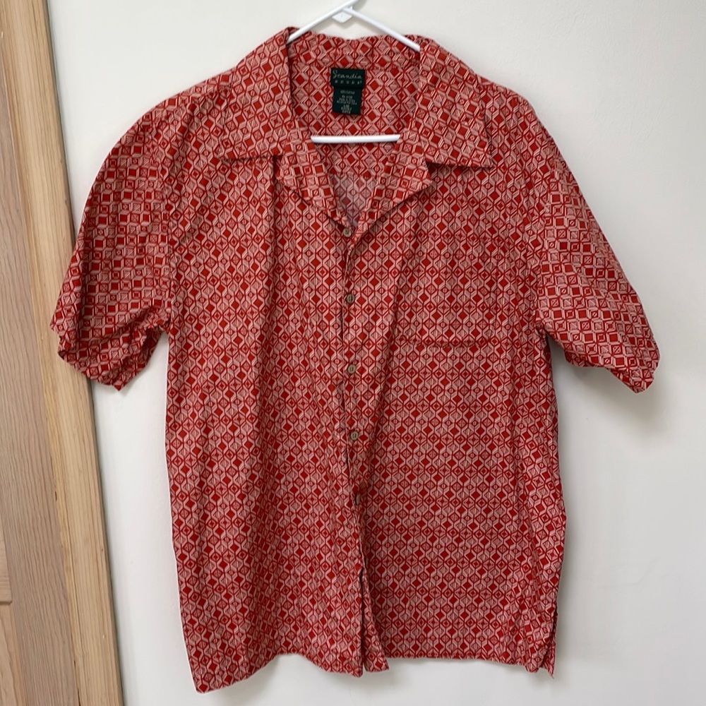 Scandia Woods mens button down shirt size large